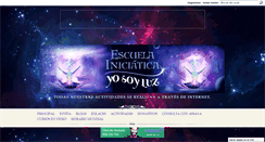 Desktop Screenshot of escuelainiciaticayosoyluz.com
